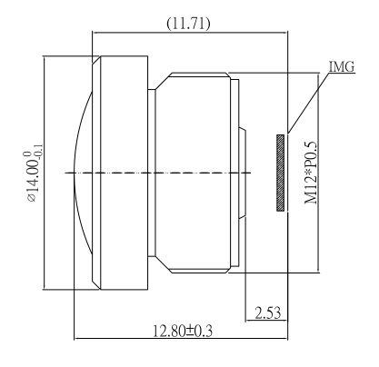 car surround view lens YT-7047P-C1