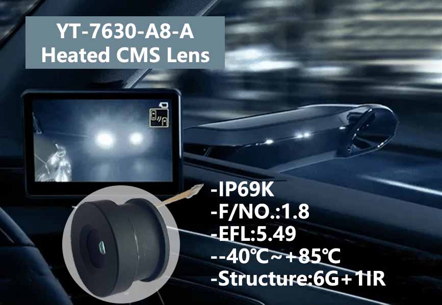 Innovationsdurchbruch! Wintop bringt die beheizte optische CMS-Linse YT-7630-A8-A auf den Markt und definiert den optischen Vision-Standard neu
