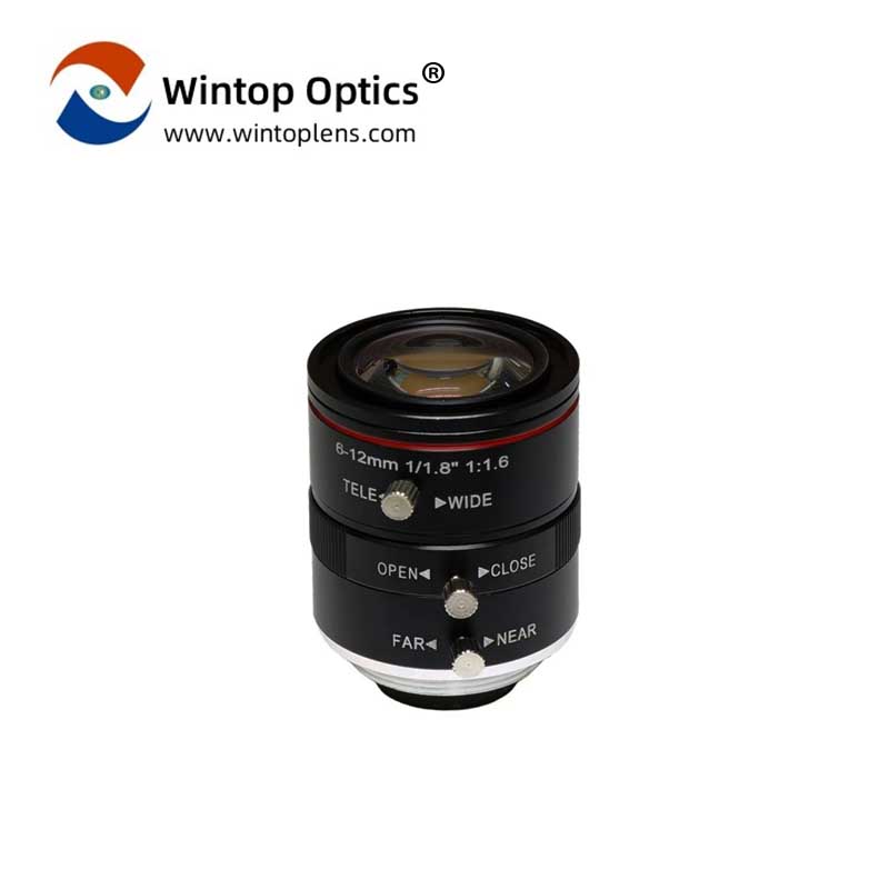 1/1,8" 6-12mm Brennweite Hochleistungsobjektiv für industrielle Überwachungskameras YT-4872 – WINTOP OPTICS
