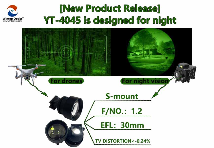 WINTOP OPTICS bringt das leistungsstarke M12-Objektiv YT-4045 für Drohnen- und Nachtsichtanwendungen auf den Markt