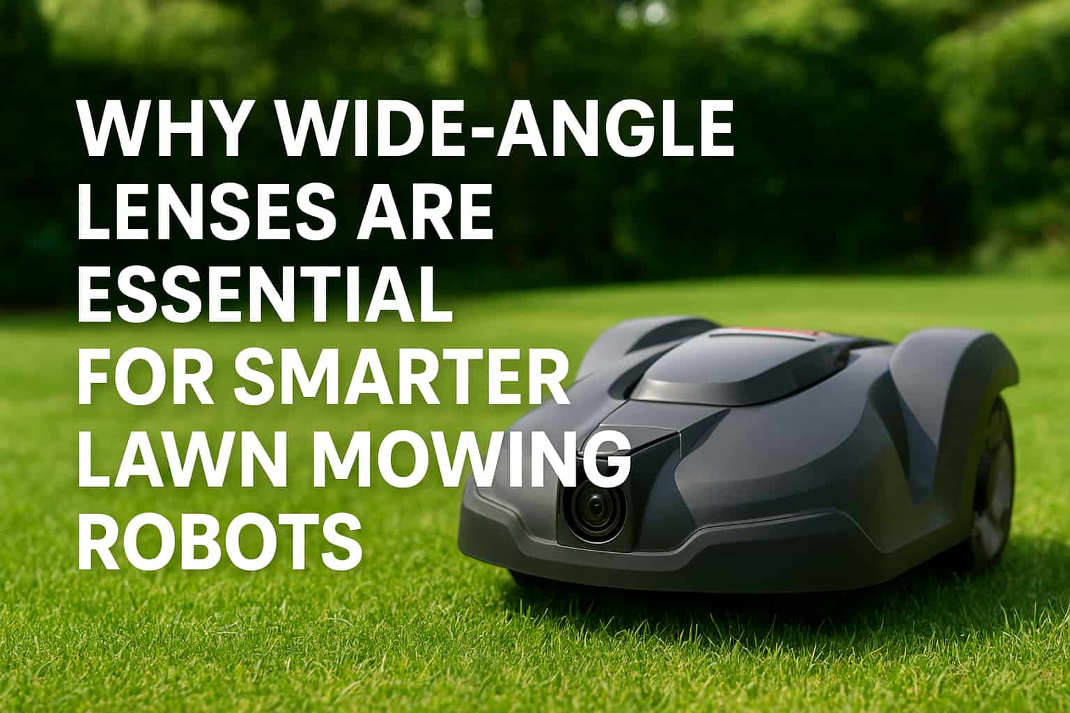 Warum Weitwinkelobjektive für intelligentere Rasenmähroboter unerlässlich sind?