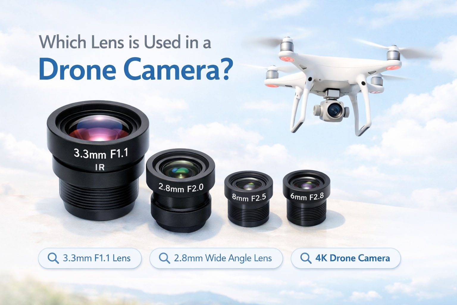 Which Lens is Used in a Drone Camera?